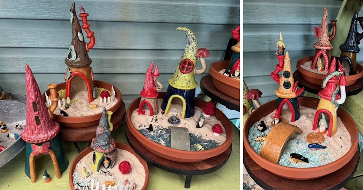 2-Day Pottery Workshop: Fairy\/Gingerbread House