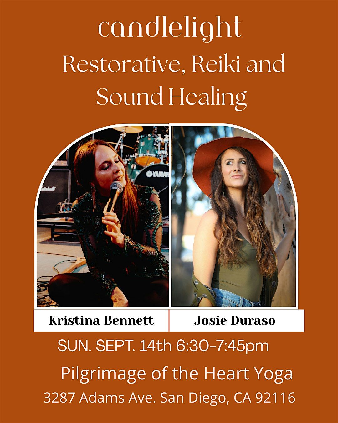 Candlelight Restorative, Reiki, and Sound Healing