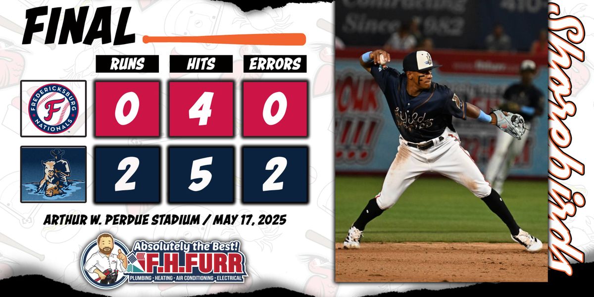 Delmarva Shorebirds vs. Fredericksburg Nationals