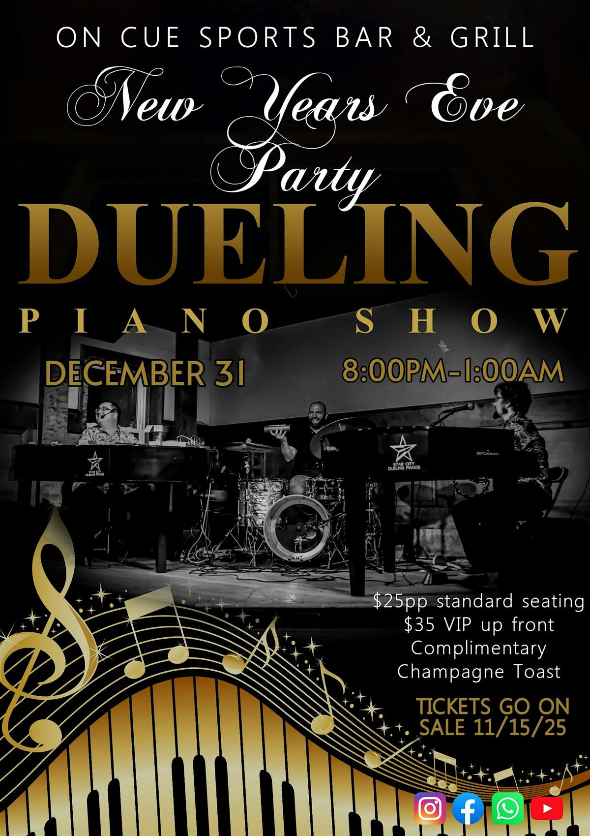 New Years Eve Dueling Piano Party