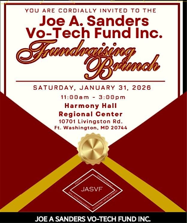 Joe A. Sanders Vo-Tech Fund Inc.  Fundraising Brunch