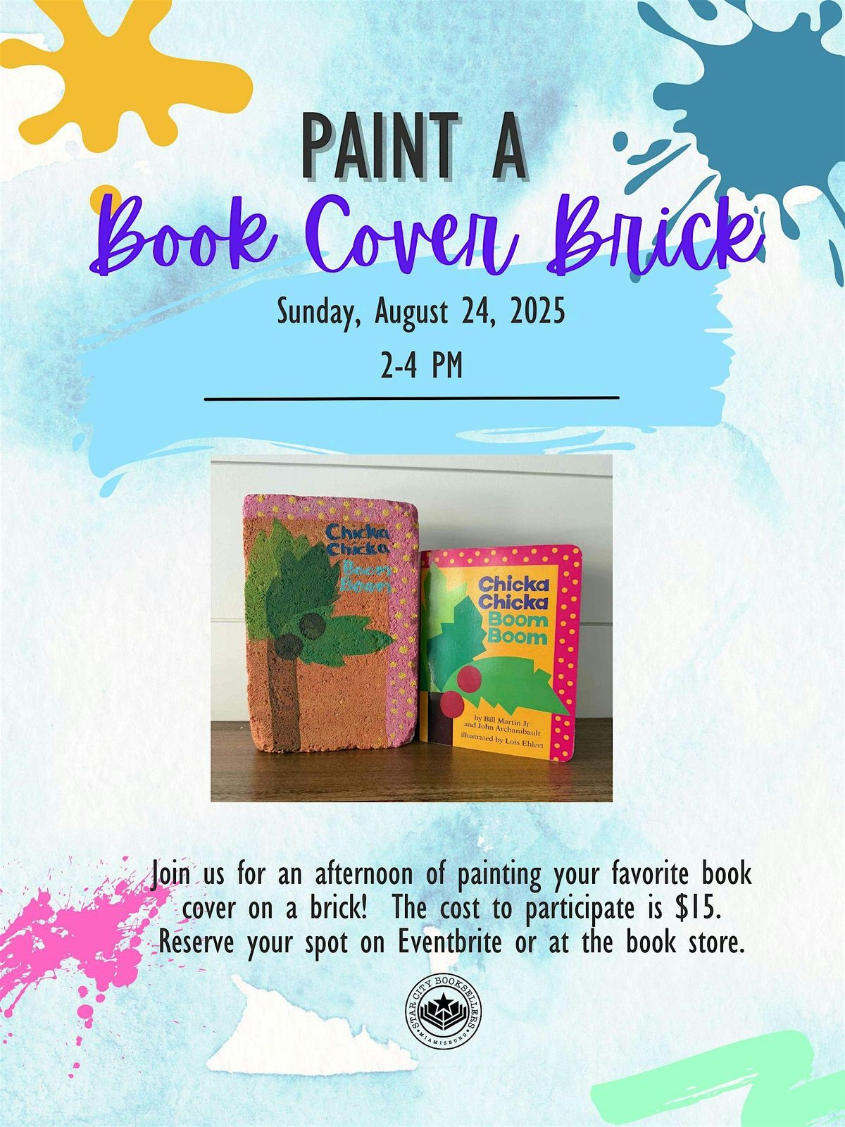 Paint a Book Cover Brick