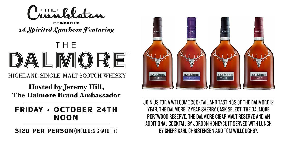 A Spirited Luncheon Featuring The Dalmore