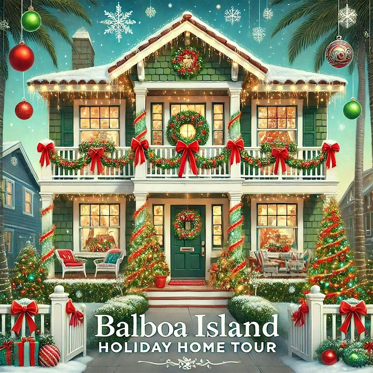 Balboa Island Holiday Home Tour 2025