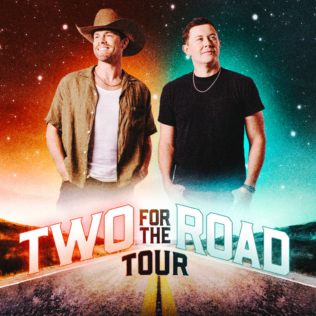 Dustin Lynch and Scotty McCreery at Dow Event Center