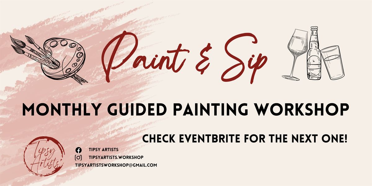 Paint & Sip Workshop - Love is in the air(Learn how to paint!)