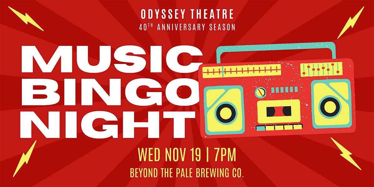 Odyssey Theatre Music BINGO Fundraiser!