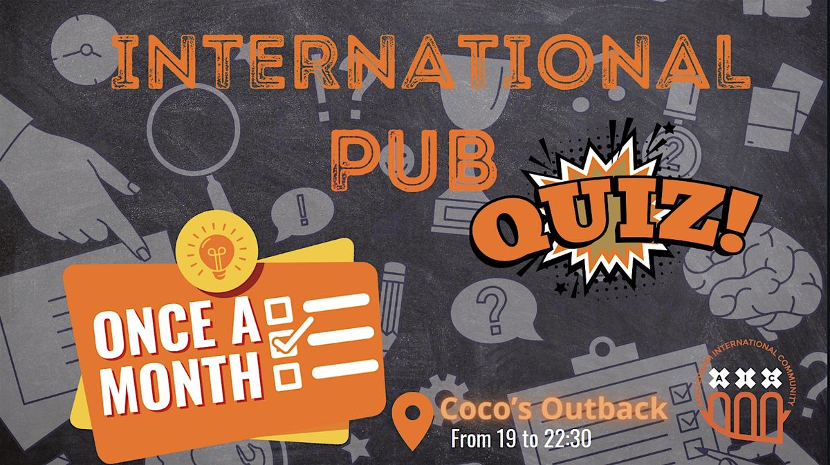 International Pub quiz @Coco's