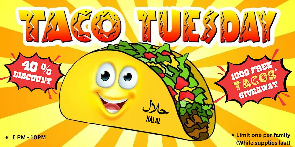 Free Birria Taco Tuesday (Halal)