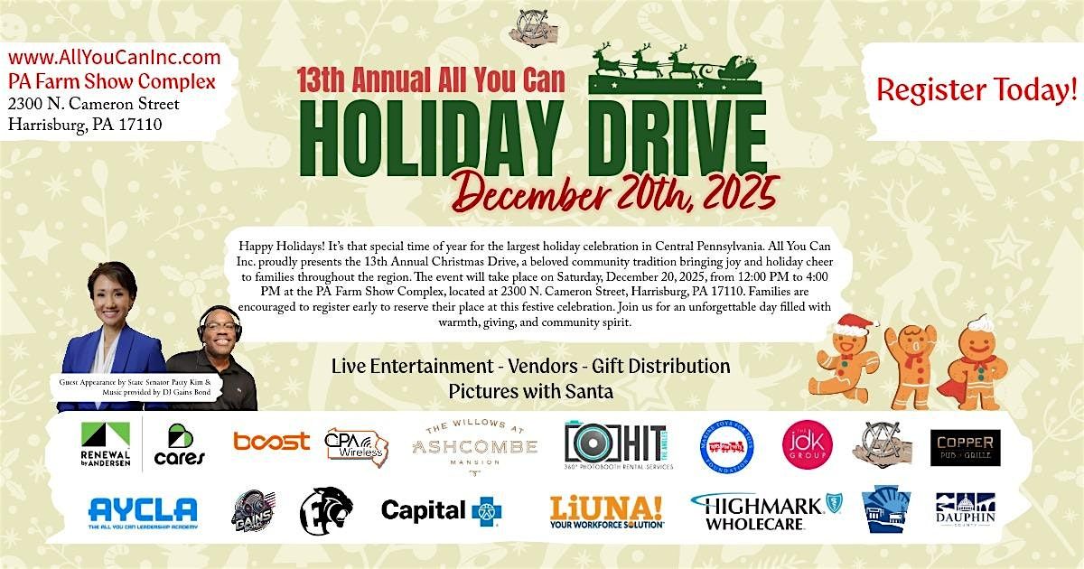 13th Annual Christmas Drive