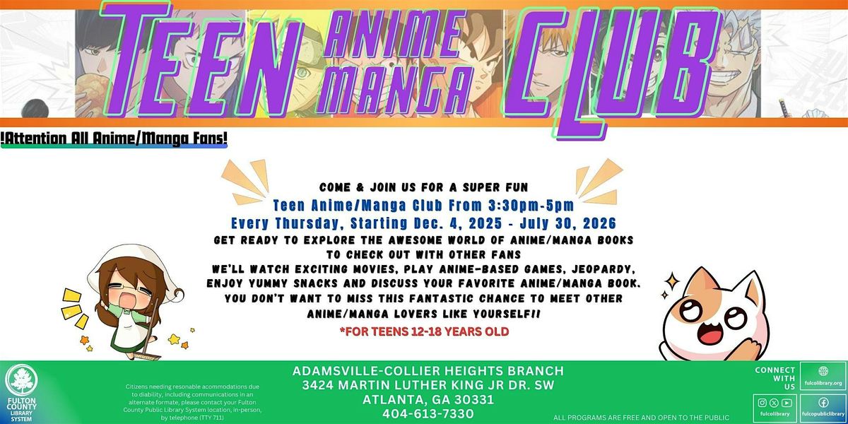 Teen Anime\/Manga Club