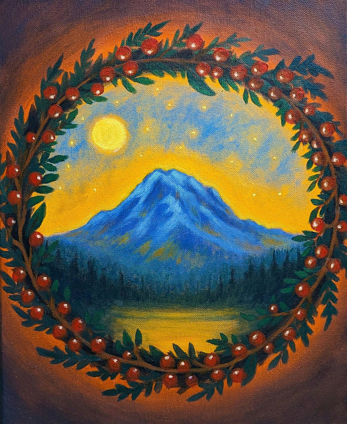 "Rainier Harvest Glow" Paint & Sip with Connect the Hops, Wed Nov 19th