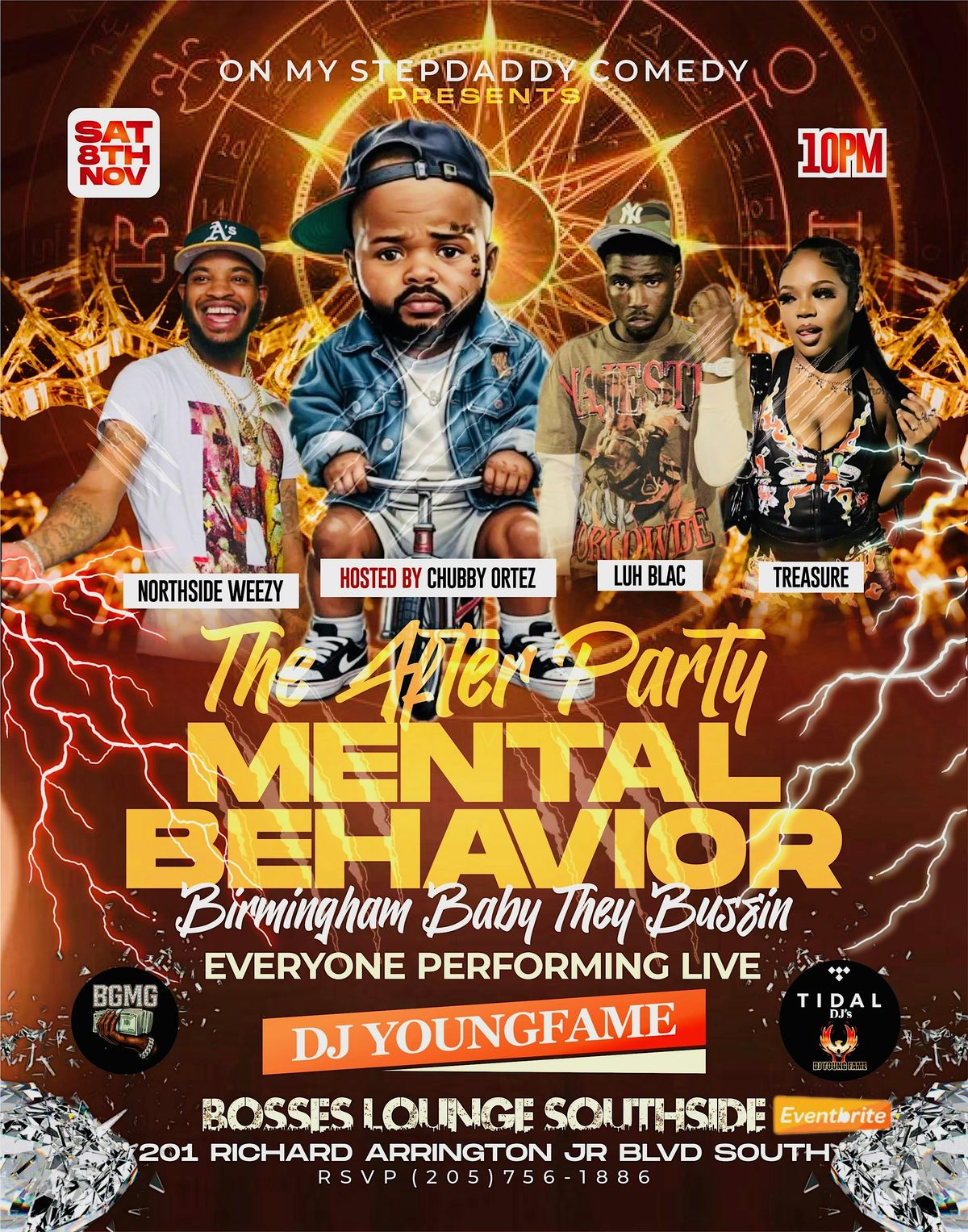 Mini Concert featuring Chubby Ortez Birmingham Baby They Bussin