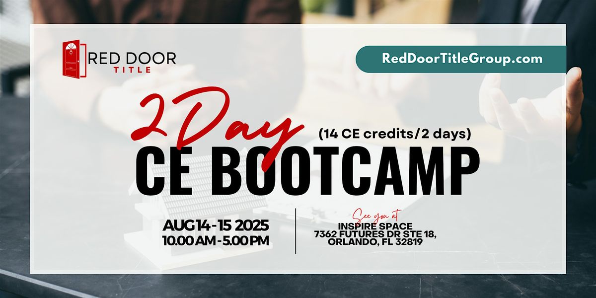 2 Day CE Bootcamp