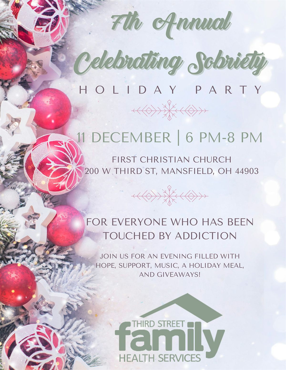 7th Annual Celebrating Sobriety Holiday Party