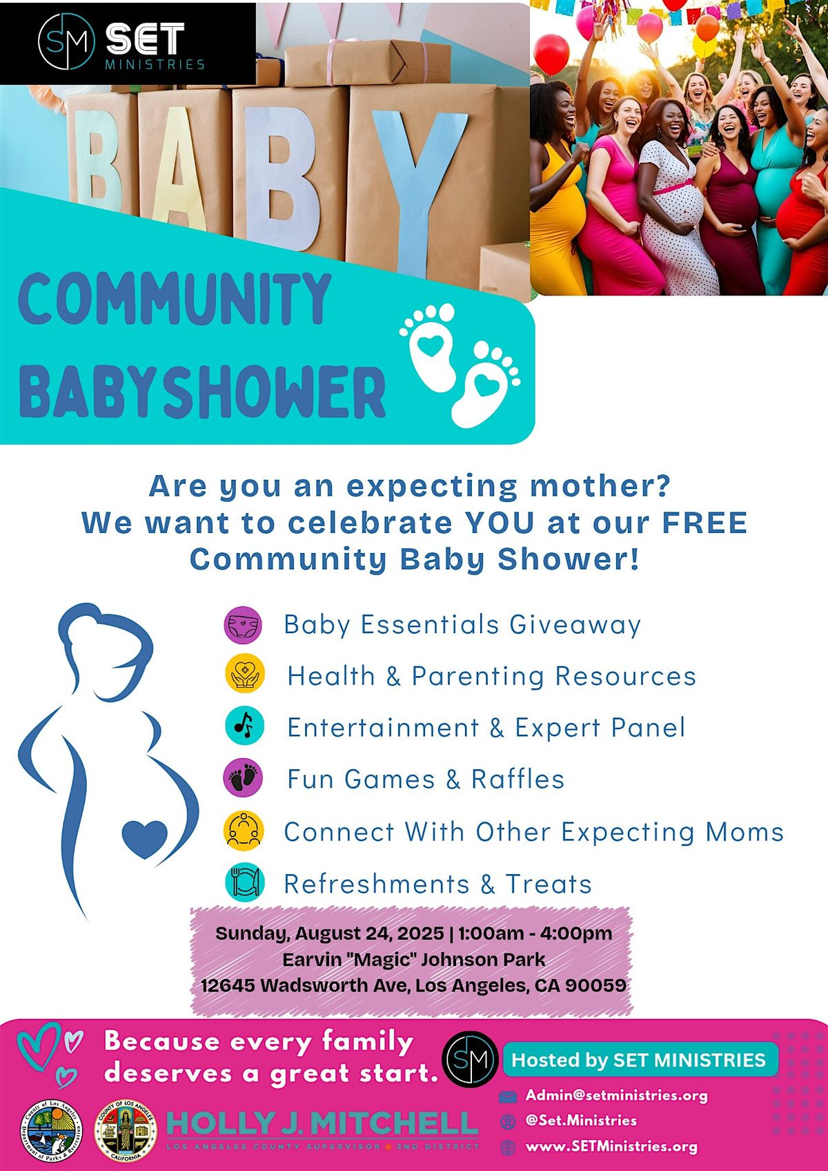 SET's Free Community Babyshower for Expecting Moms