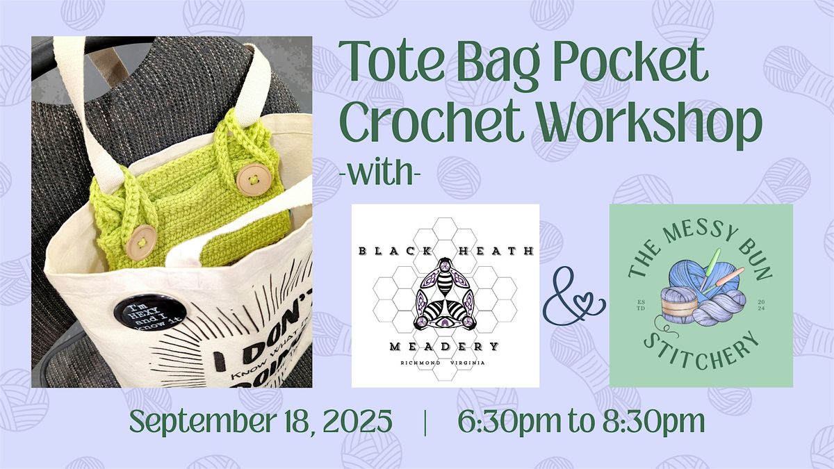 Crochet Workshop - Tote Bag Pocket