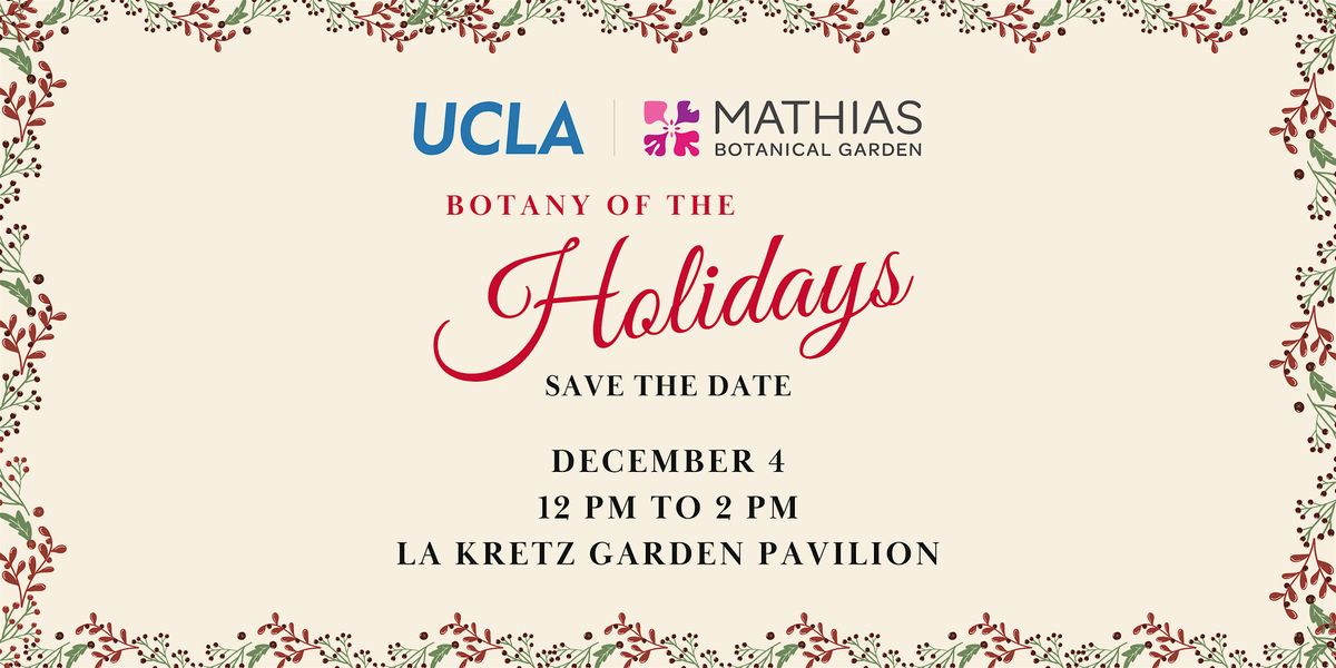 Botany of the Holidays