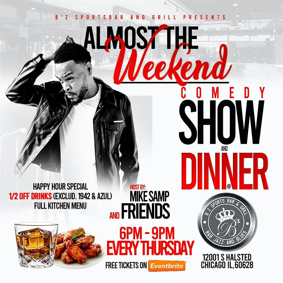 It's Almost the Weekend Comedy Show & Dinner
