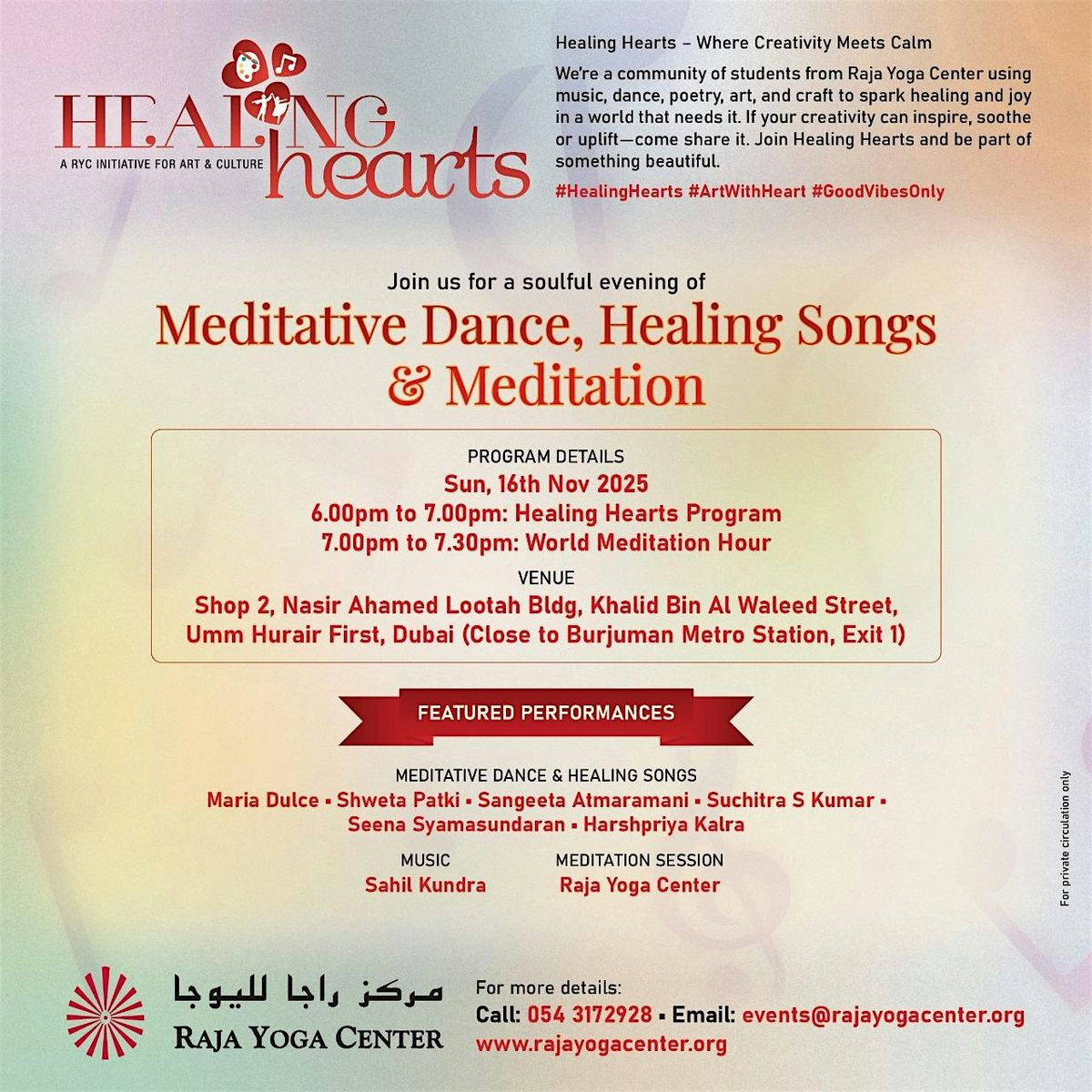 Mindful Art Workshop - Healing Hearts