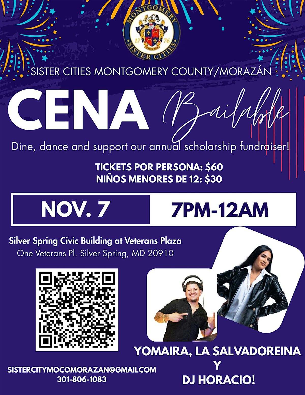 Sister City MoCo\/Moraz\u00e1n Cena Bailable