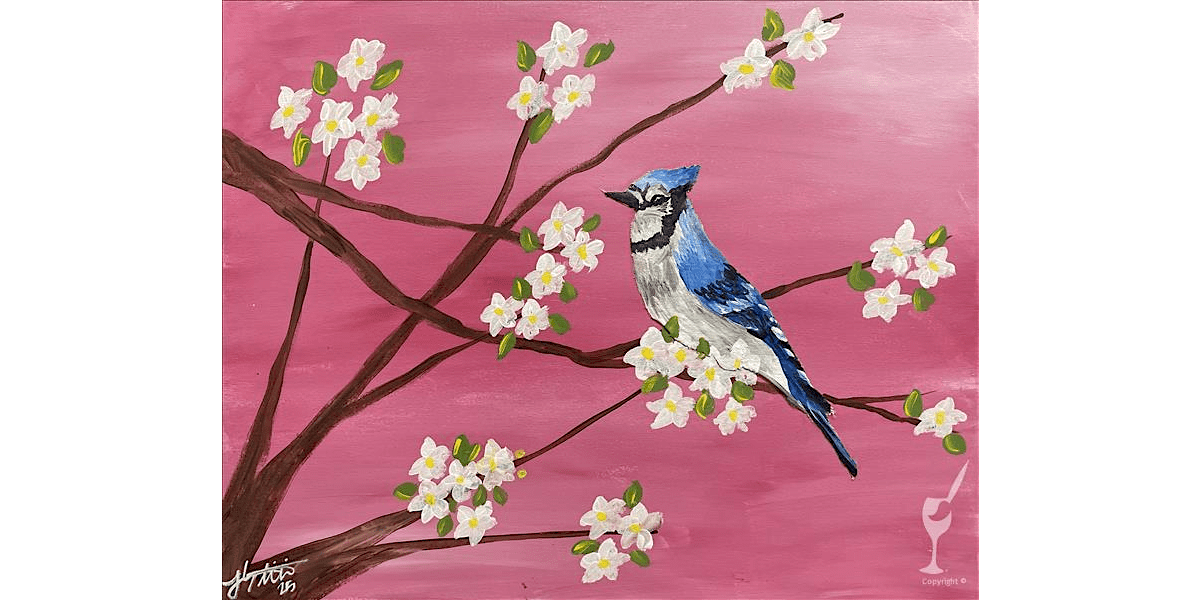 Bluebird at Sunrise - Paint and Sip in Houston | Classpop!\u2122