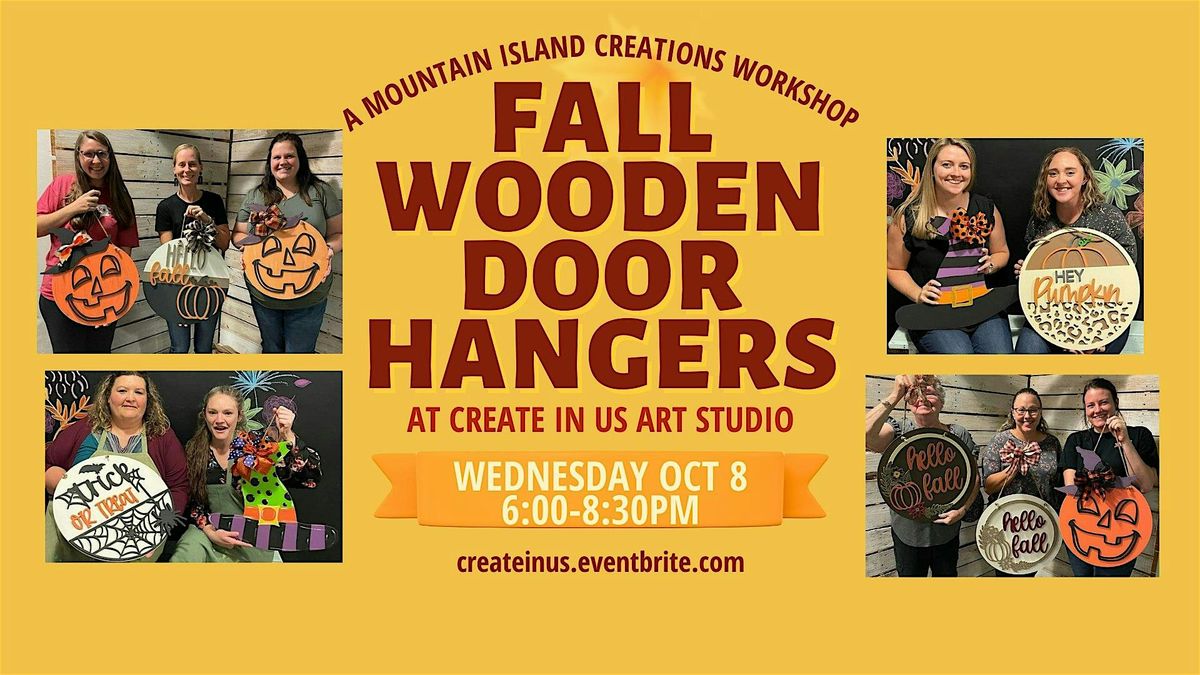 Fall Wooden Door Hangers