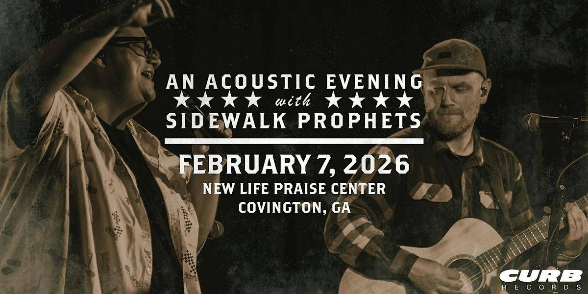 An Acoustic Evening With Sidewalk Prophets-Spring 2026-Tullahoma, TN