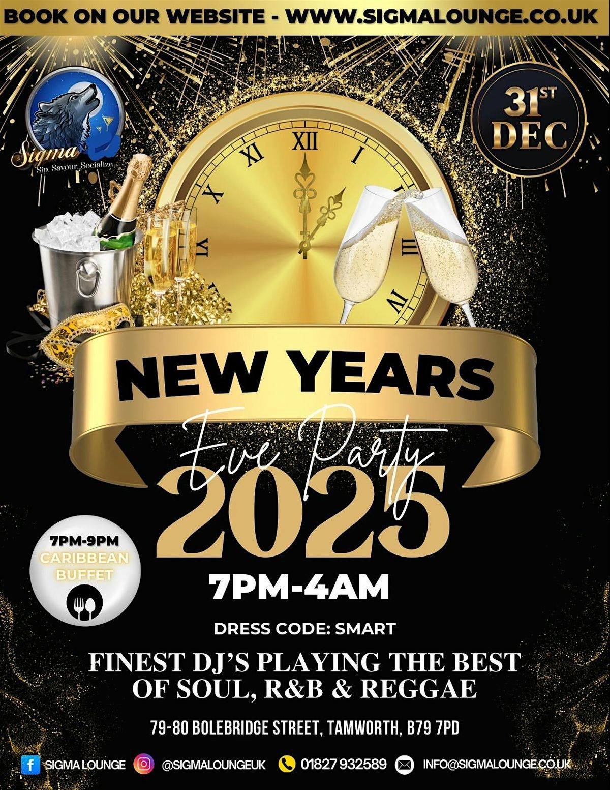SIGMA NEW YEARS EVE PARTY