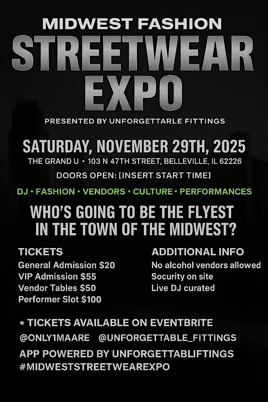 Midwest Streetwear Expo ( Day Party)