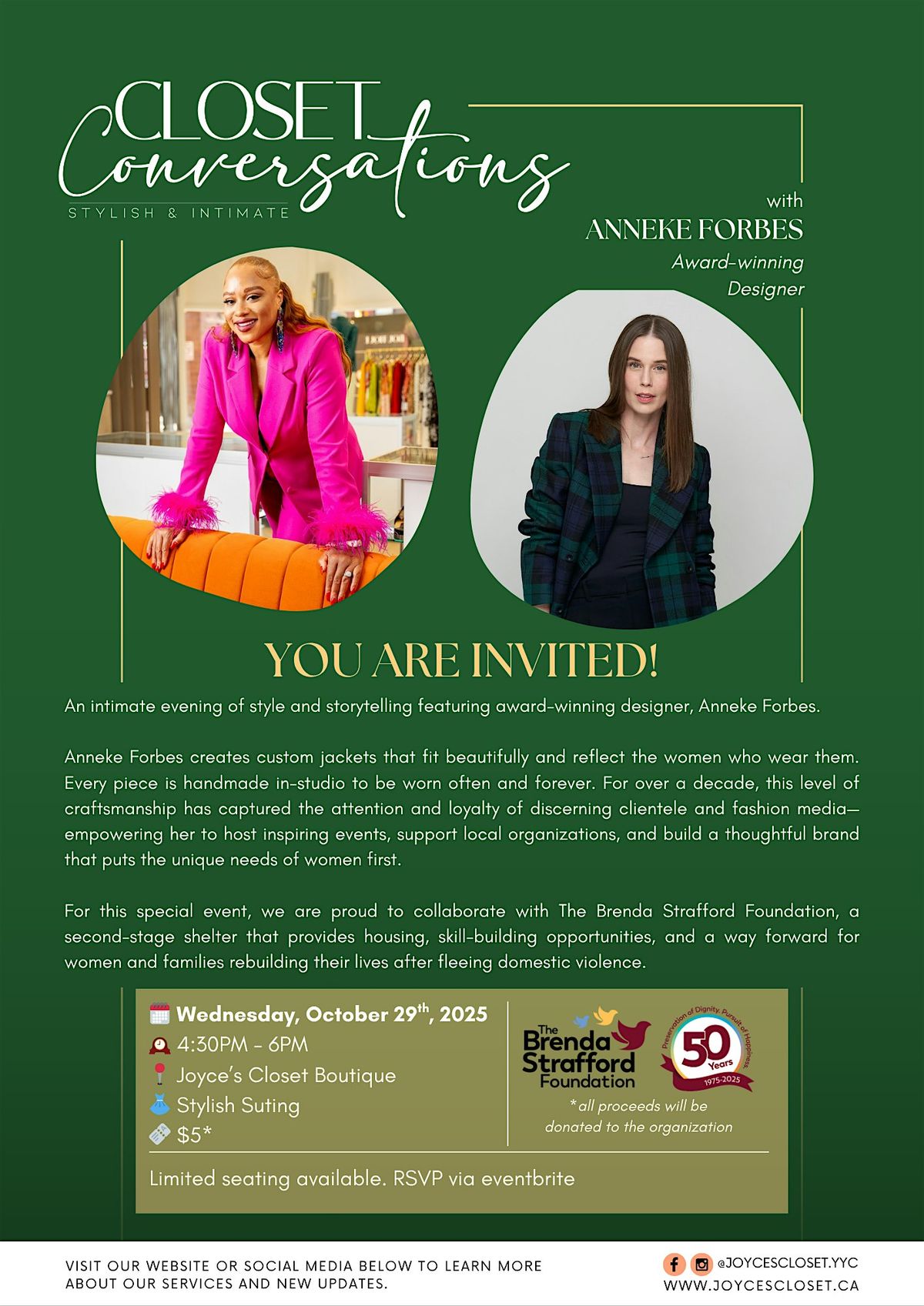 CLOSET CONVERSATIONS VOLUME 5: FEATURING ANNEKE FORBES