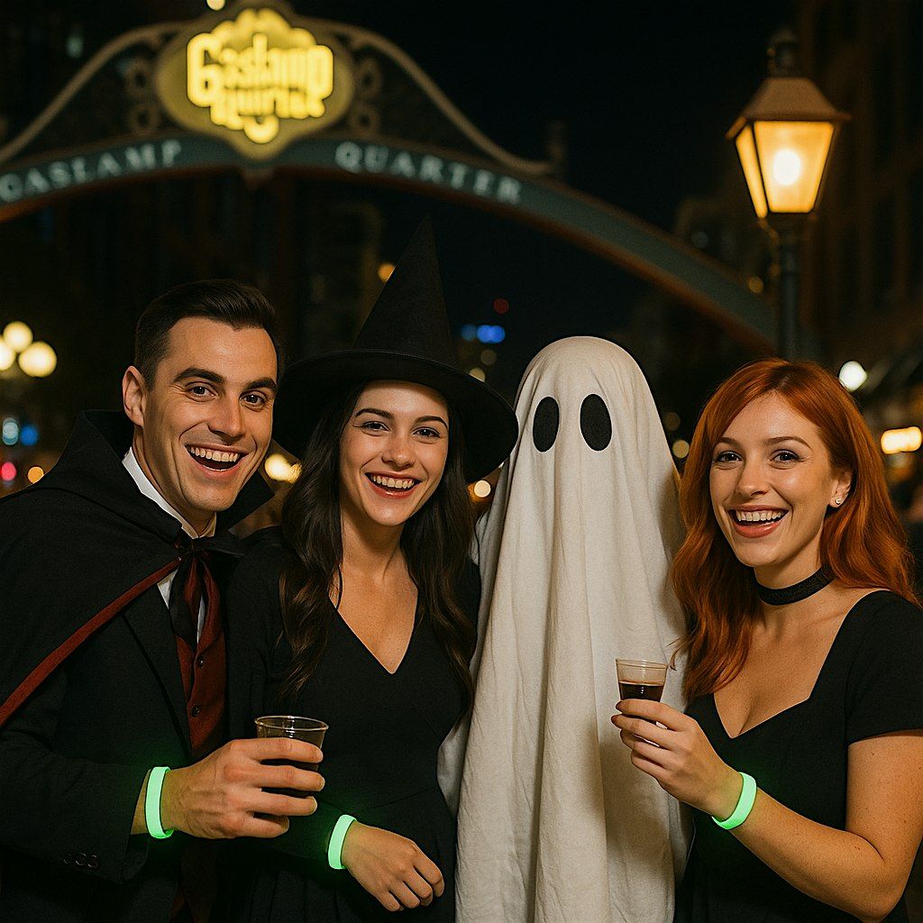 Halloween Haunted Bar Crawl Party Pass San Diego 10+ Venues
