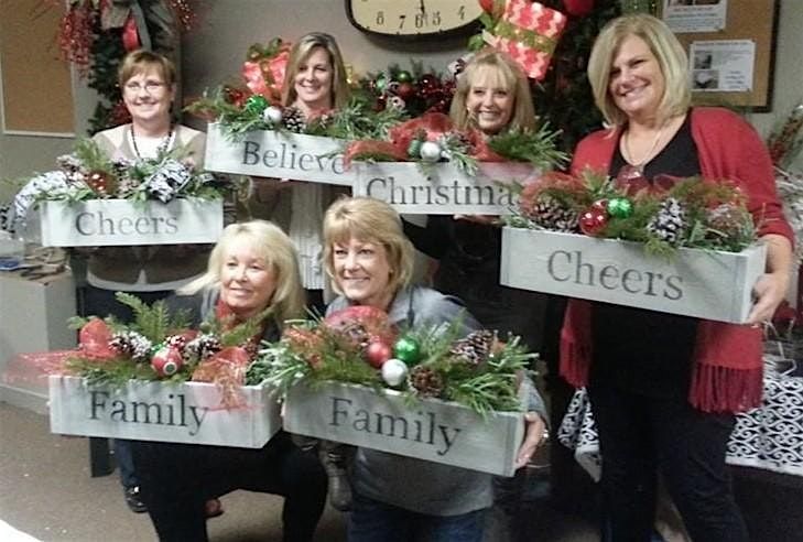 Deck the Box-Throwback Holiday Centerpiece