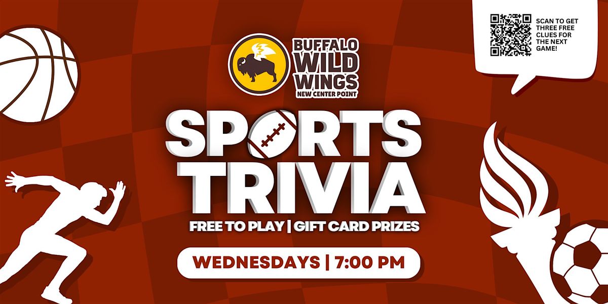 Sports Trivia at Buffalo Wild Wings New Center Point