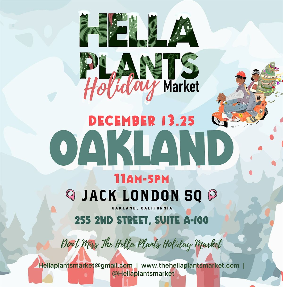 The Hella Plants Holiday Market Oakland