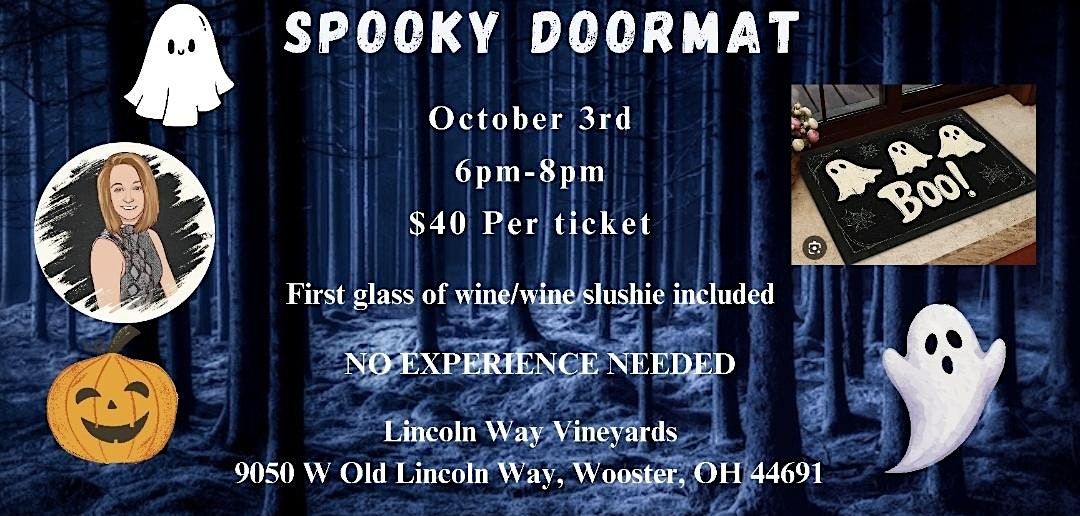 Spooky Doormat Painting