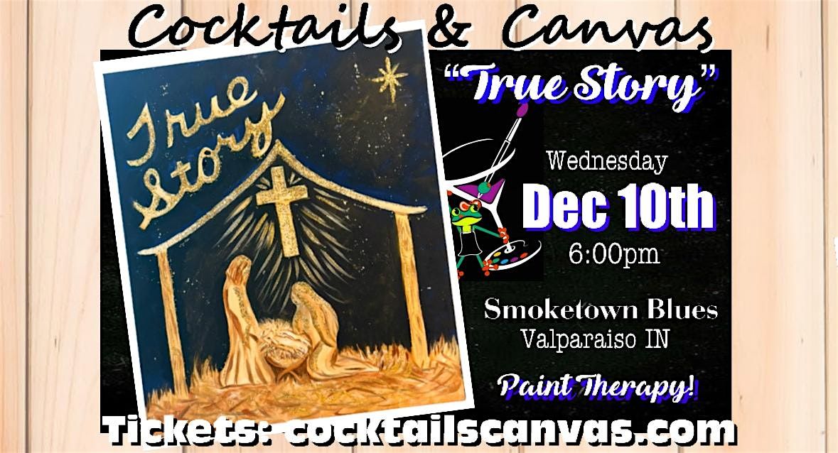 "True Story" Christmas Cocktails and Canvas Paint and Sip Art Event