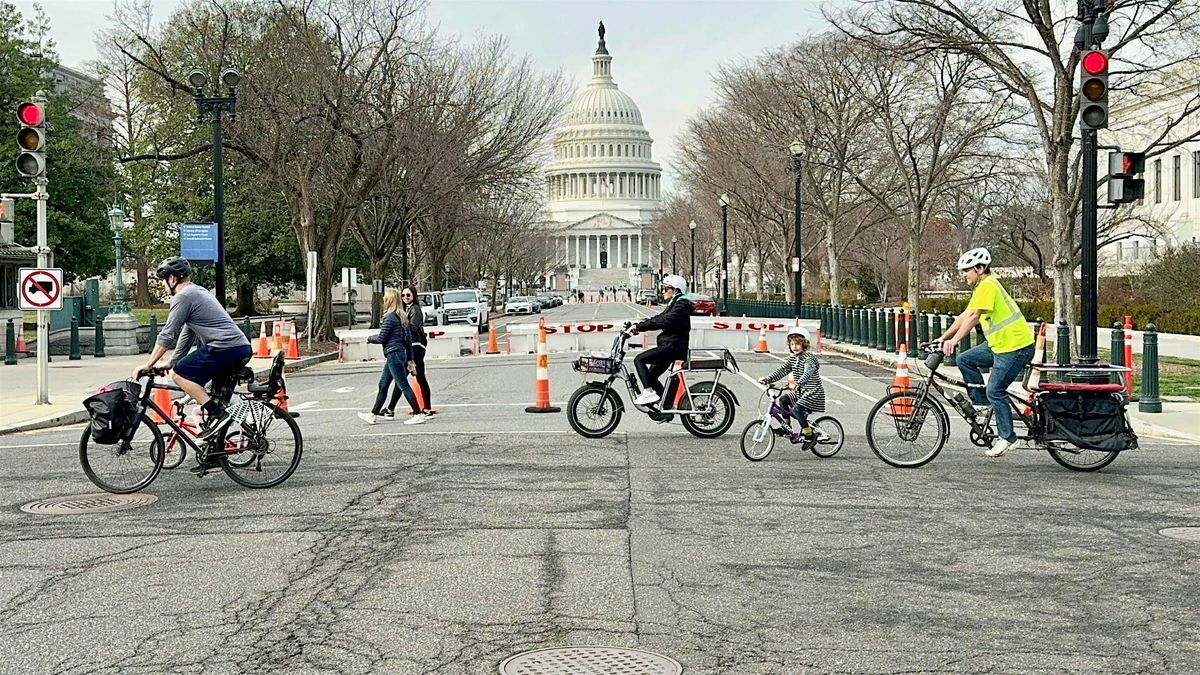 Hill Family Biking:  Ride to Ice Skating