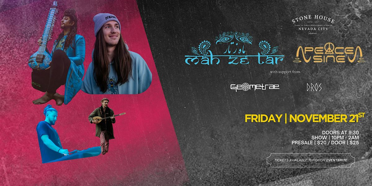 MAH ZE TAR + PEACE SINE with Geometrae & Dros