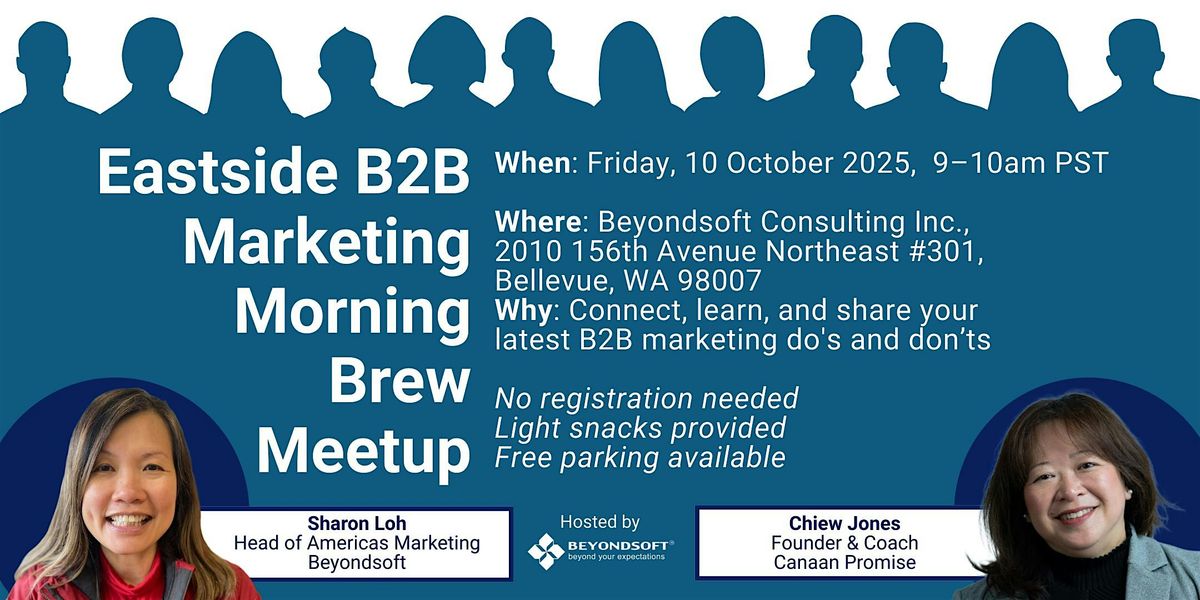 Eastside B2B Marketing Morning Brew Meetup