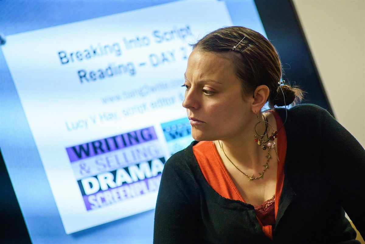 A talk on Screenwriting  with  Lucy V Hay.