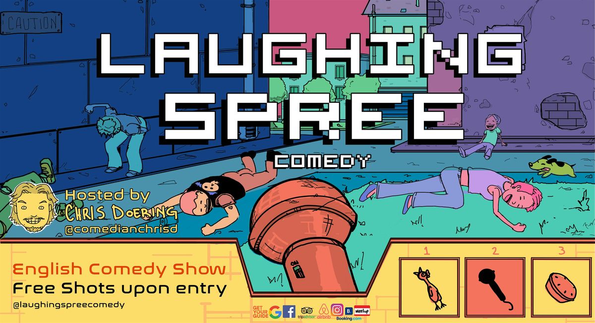 Laughing Spree: English Comedy on a BOAT (FREE SHOTS) 04.11.