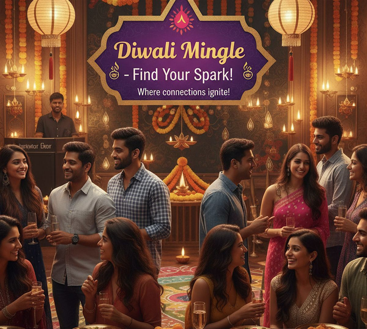Singles' Diwali Mixer | Ages 20s-50s | Oct 19, 4pm | AC Hotel San Jose DT