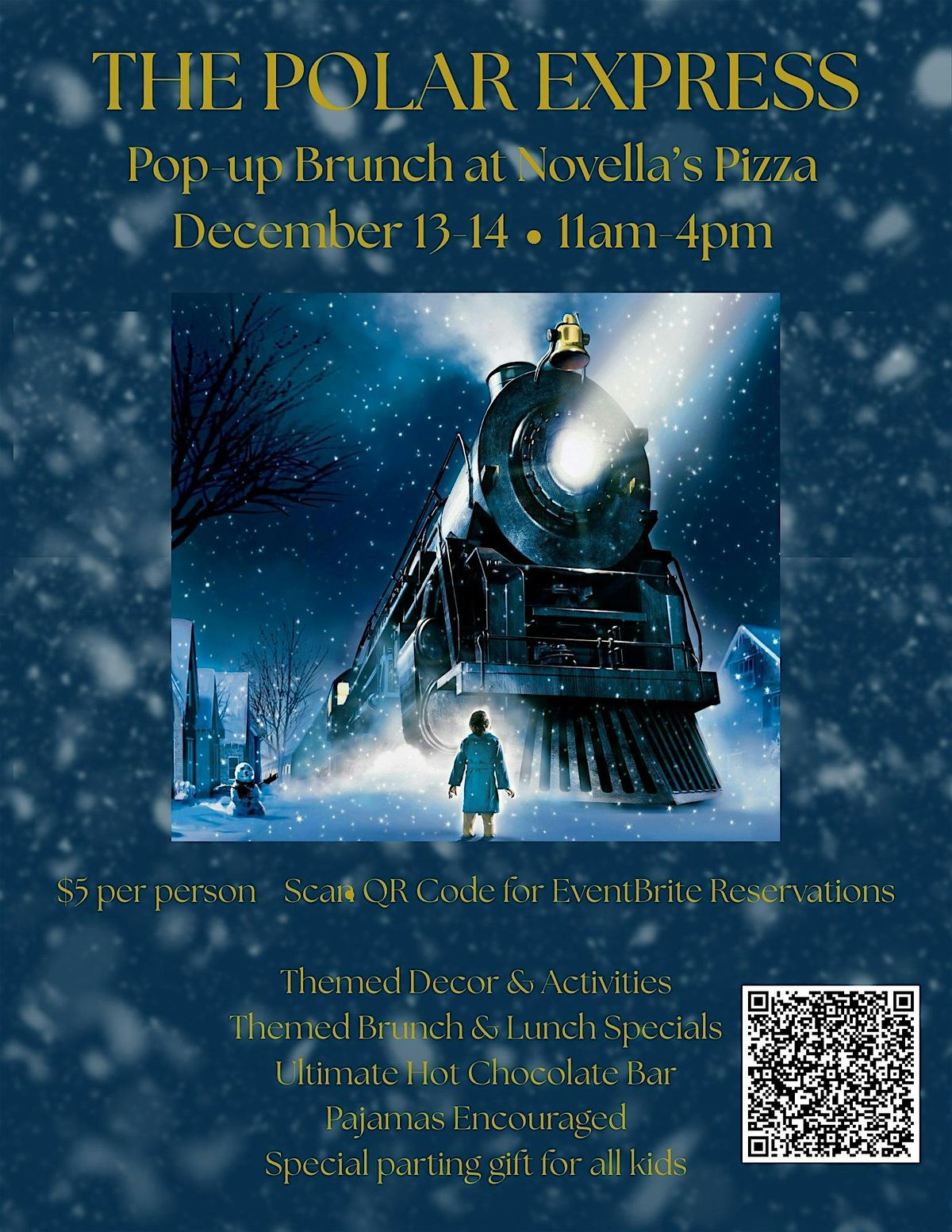 Polar Express Brunch Pop-up Event @Novella's Pizza