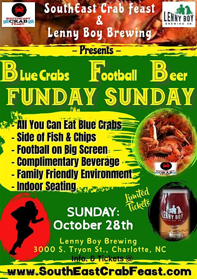 Blue Crabs, Football & Beer Feast - Charlotte (NC)