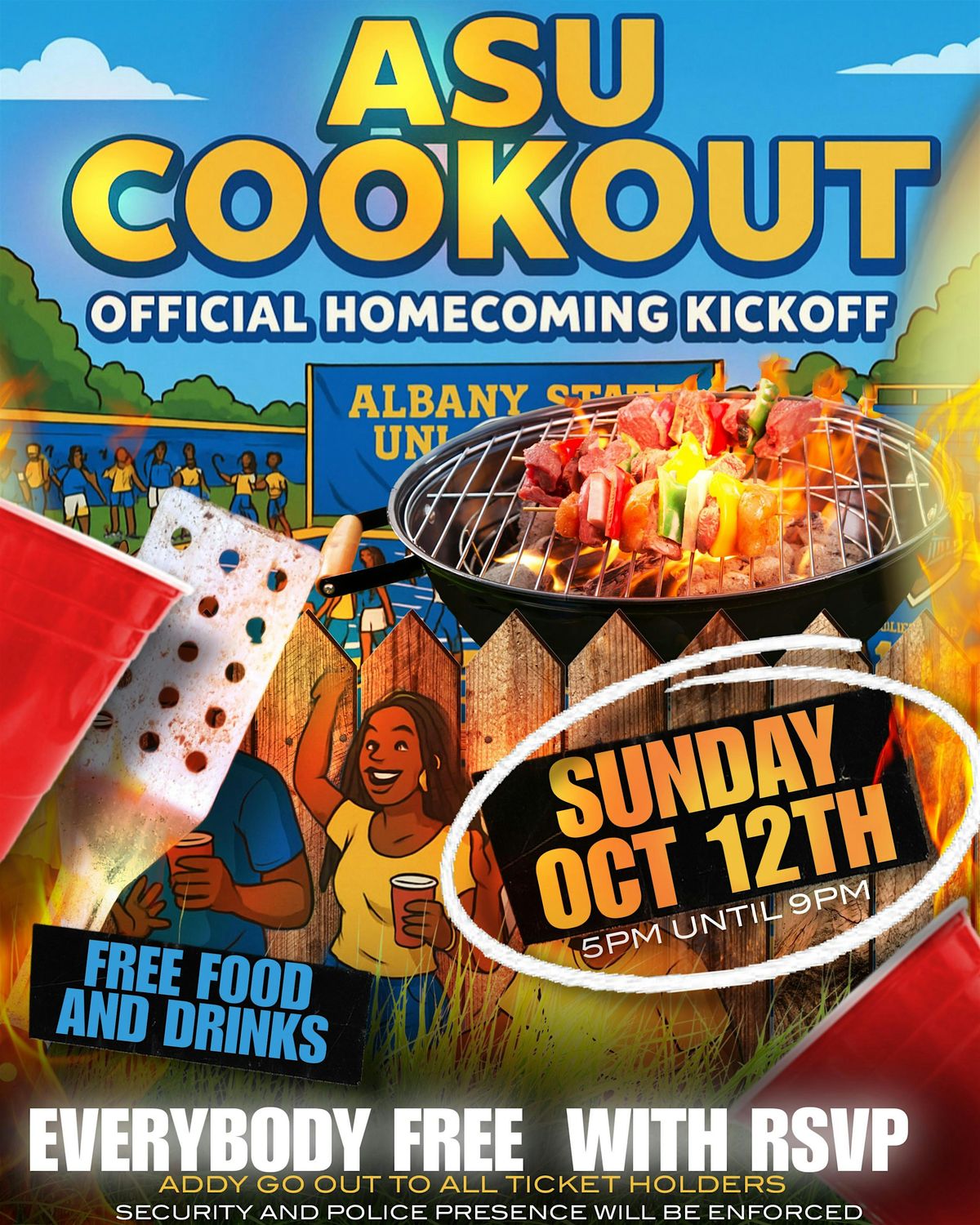 ASU COOKOUT SUNDAY OCTOBER 12TH OFFICIAL HC KICK OFF at 112 N Front St ...