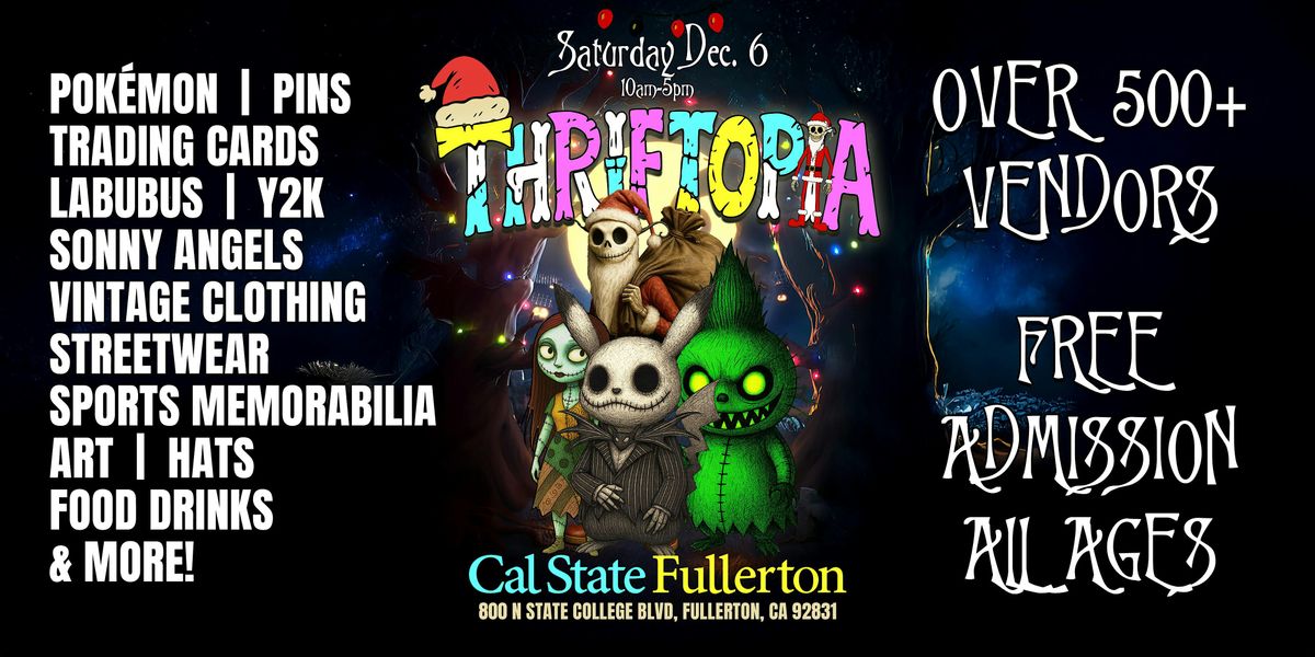 THRIFTOPIA invades Cal State Fullerton! Christmas Edition