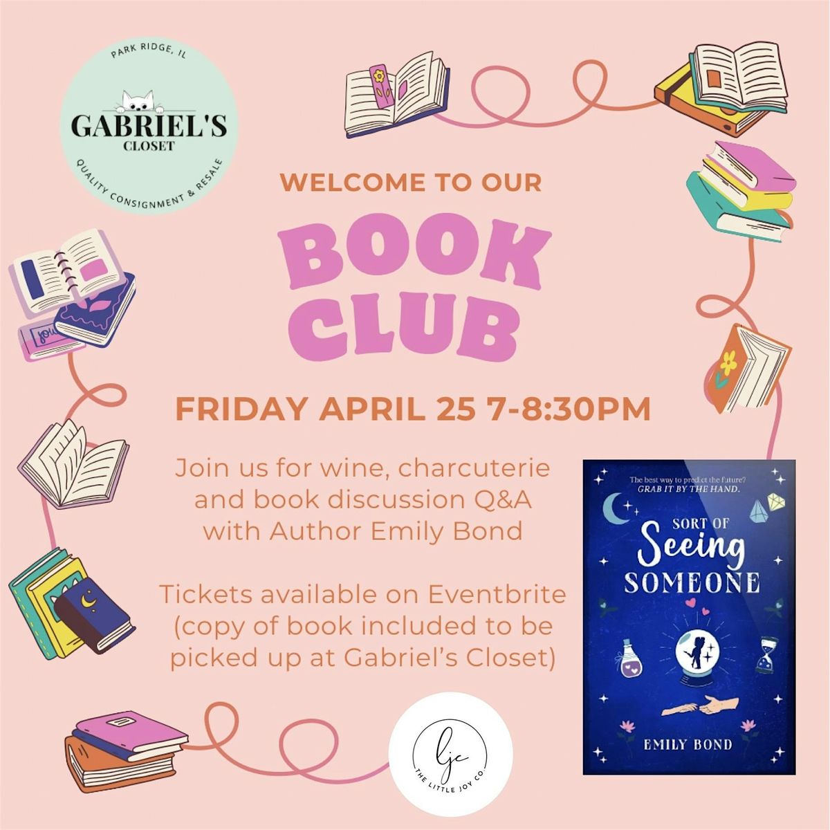 Gc Book GC Book Club | Gabriel's Closet, Park Ridge, IL | April 25, 2025