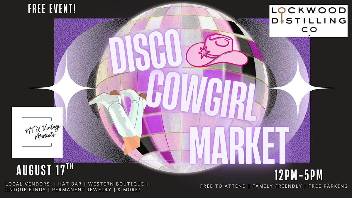 Disco Cowgirl Pop Up