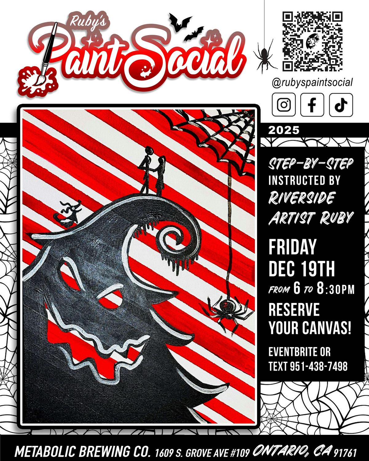 Creepmas Paint n' Sip Event!! Oogie Boogie Tree!!